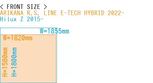 #ARIKANA R.S. LINE E-TECH HYBRID 2022- + Hilux Z 2015-